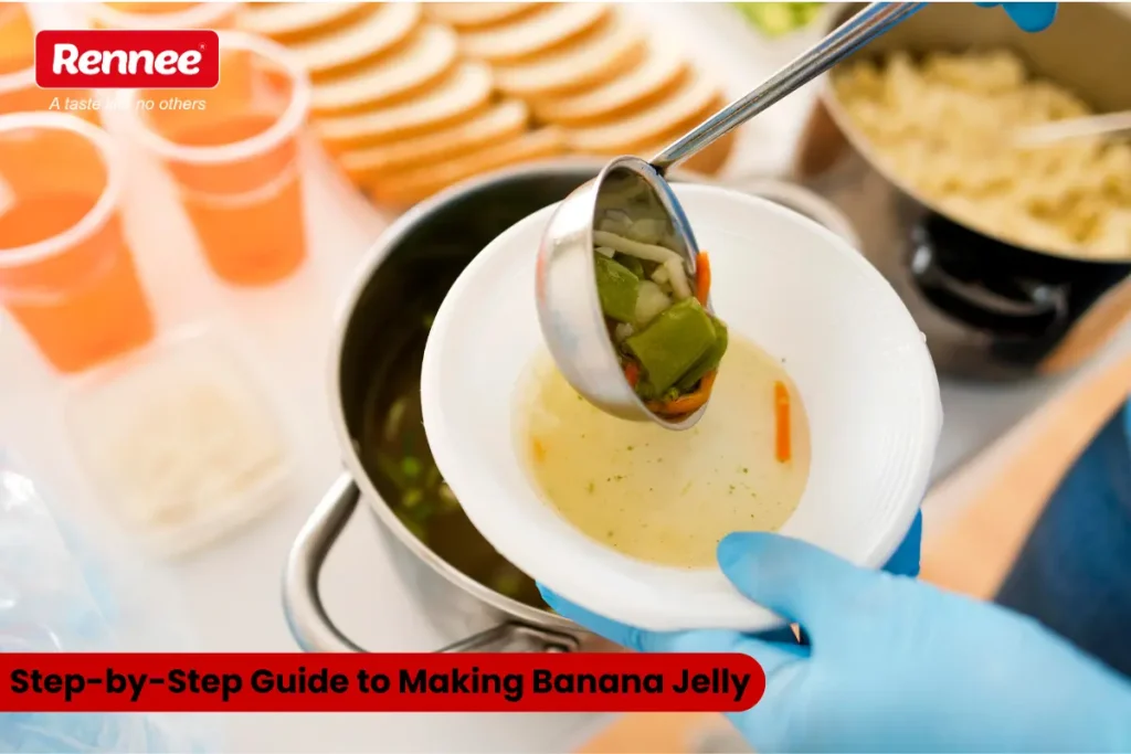 Making Banana Jelly-Rennee Foods