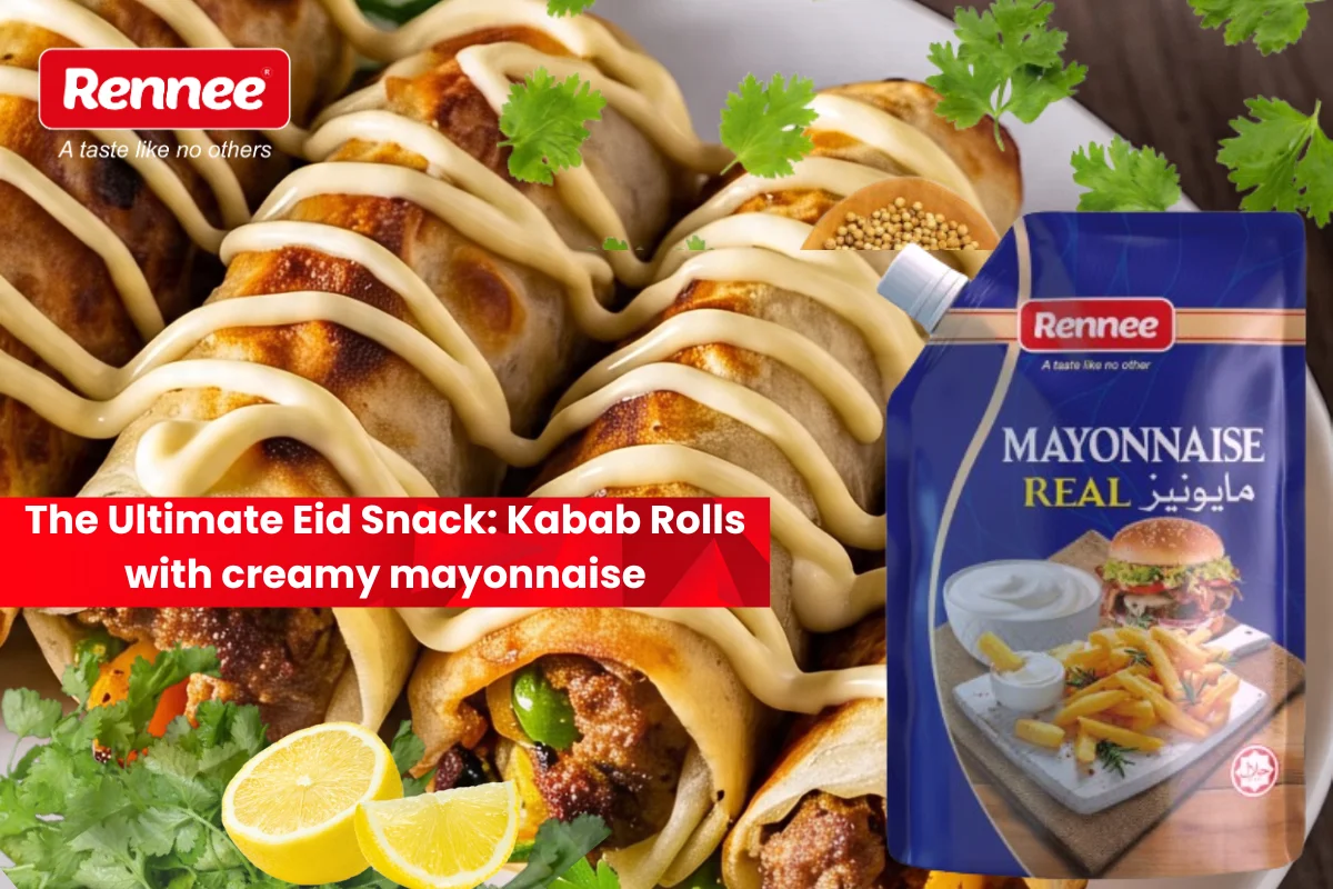 The Ultimate Eid Snack: Kabab Rolls with creamy mayonnaise