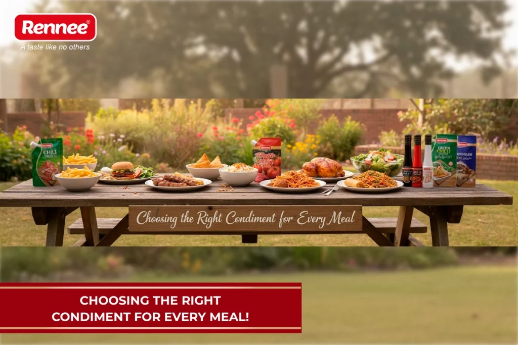 Choosing the Right Condiment for Every Meal By Rennee Foods