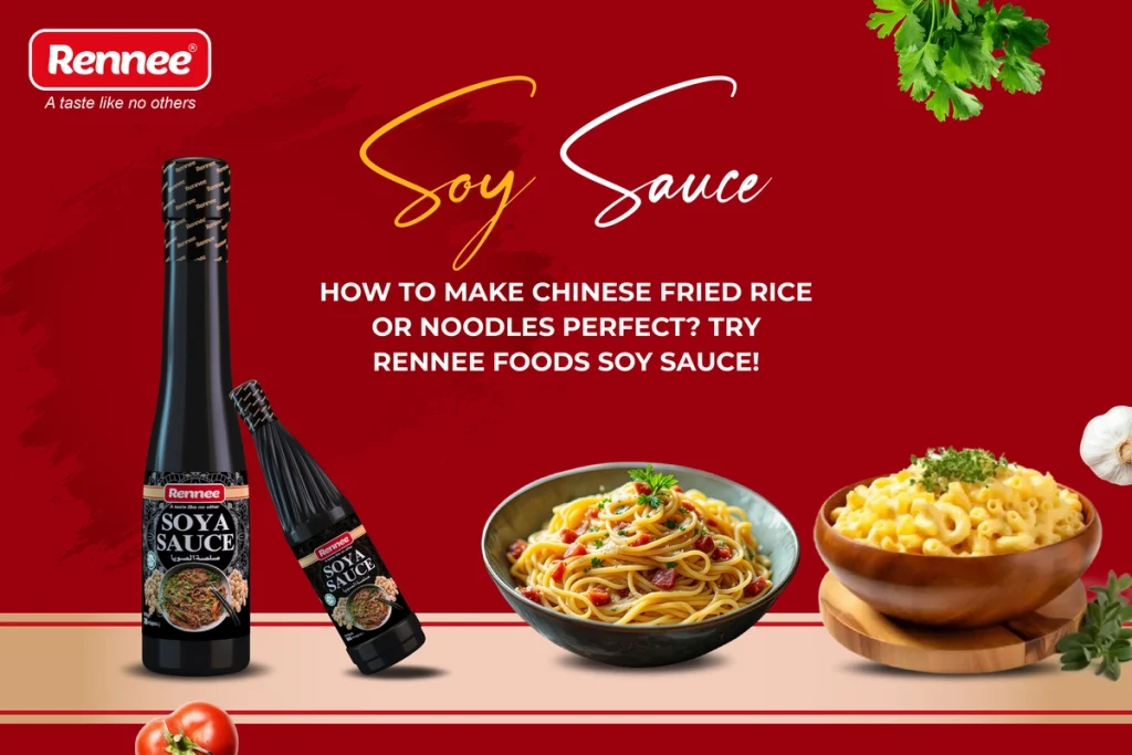 Chinese Fried Rice or Noodles Perfect Try Rennee Foods Soy Sauce!