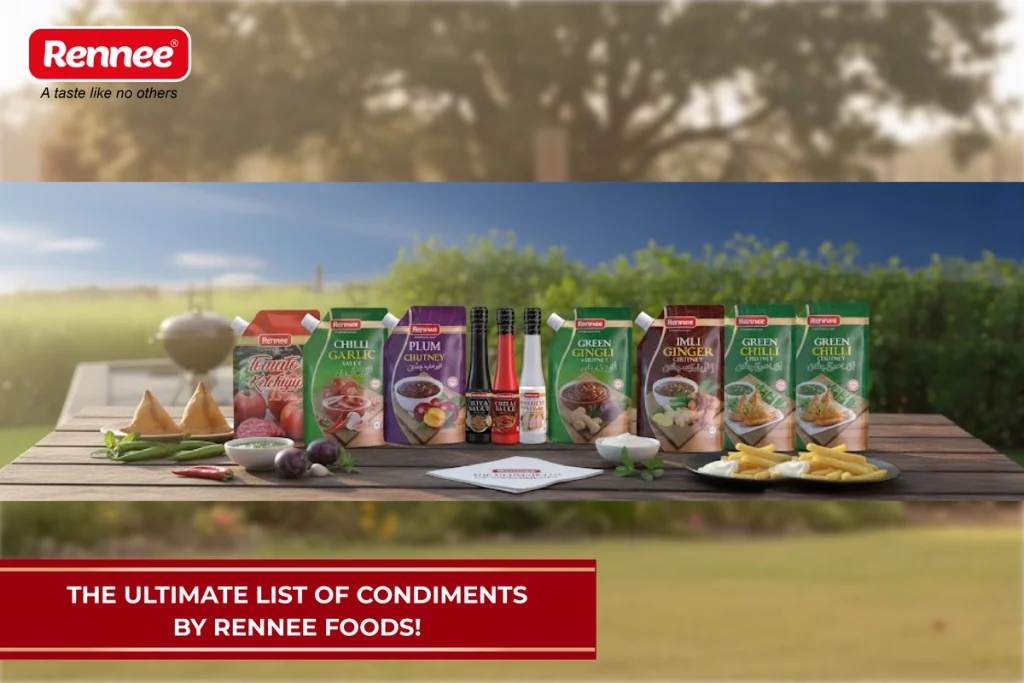 The Ultimate List of Condiments by Rennee Foods