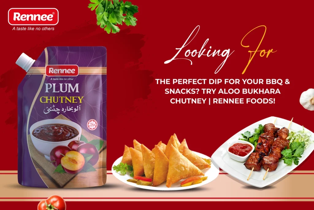 Looking for the Perfect Dip for Your BBQ & Snacks Try Aloo Bukhara Chutney Rennee Foods