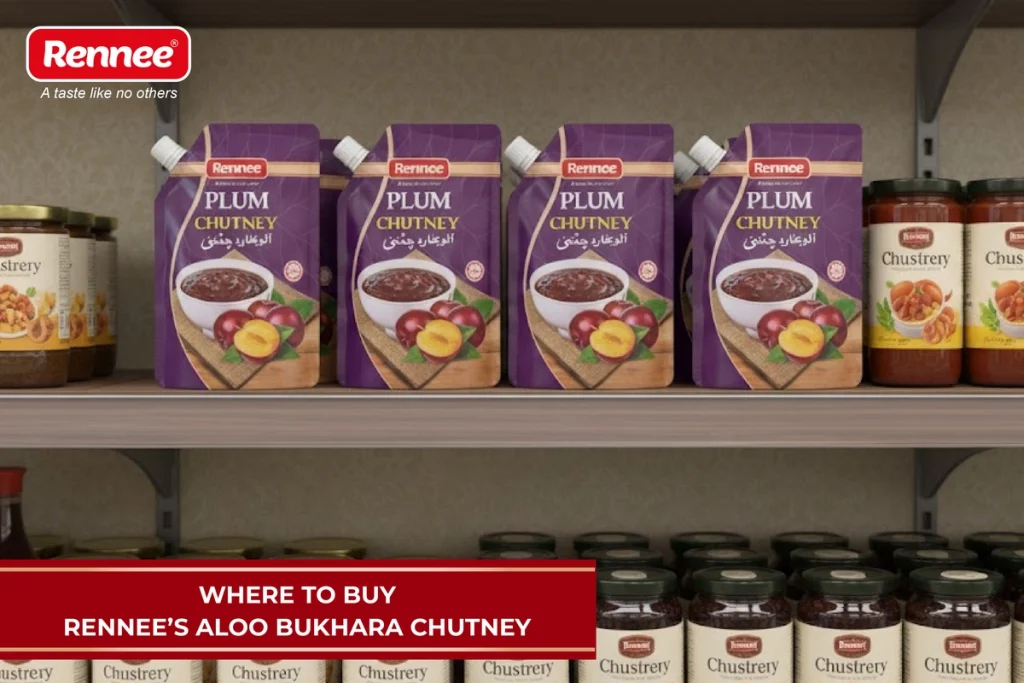 Where to Buy Rennee’s Aloo Bukhara Chutney