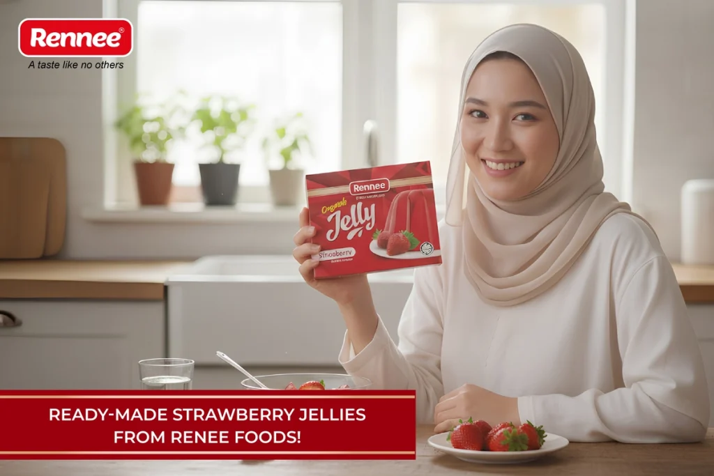 Ready-Made Strawberry Jellies From By Rennee Foods