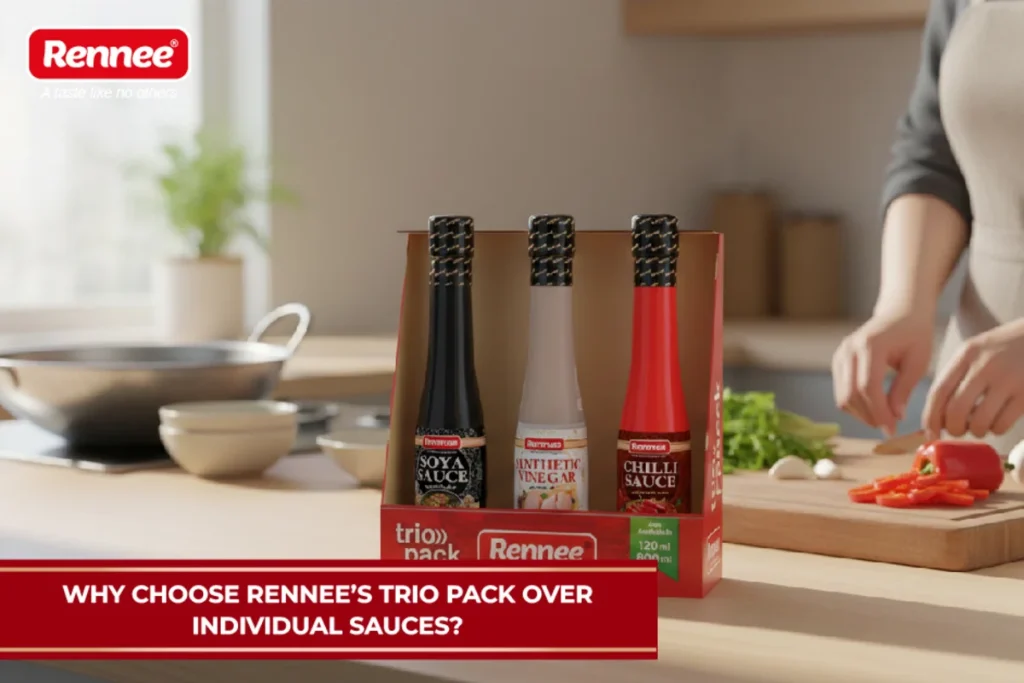 Rennee Food’s Trio Pack Over Individual Sauces