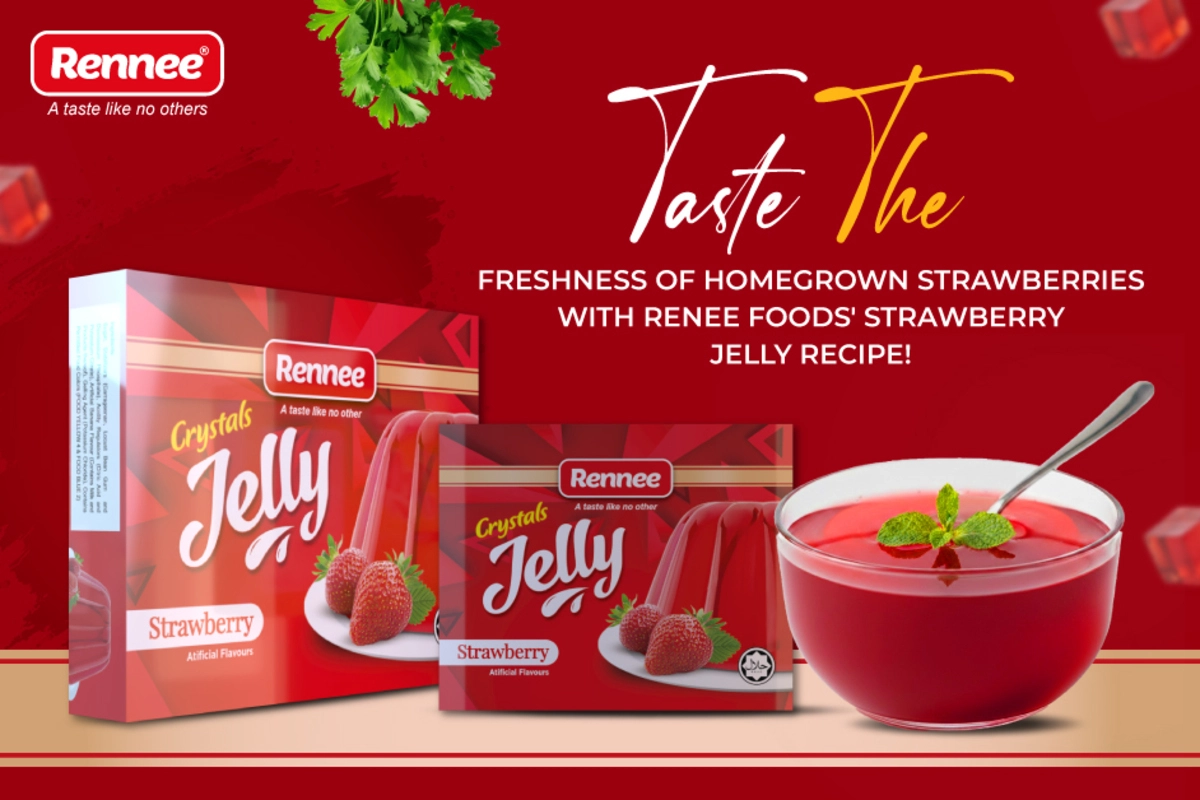 Taste The Freshness Of Homegrown Strawberries With Rennee Foods' Strawberry Jelly Recipe