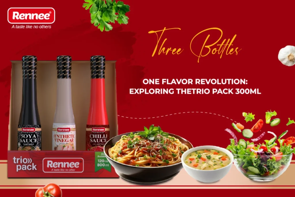 Three Bottles, One Flavor Revolution Exploring The Trio Pack 300ml By Rennee Foods