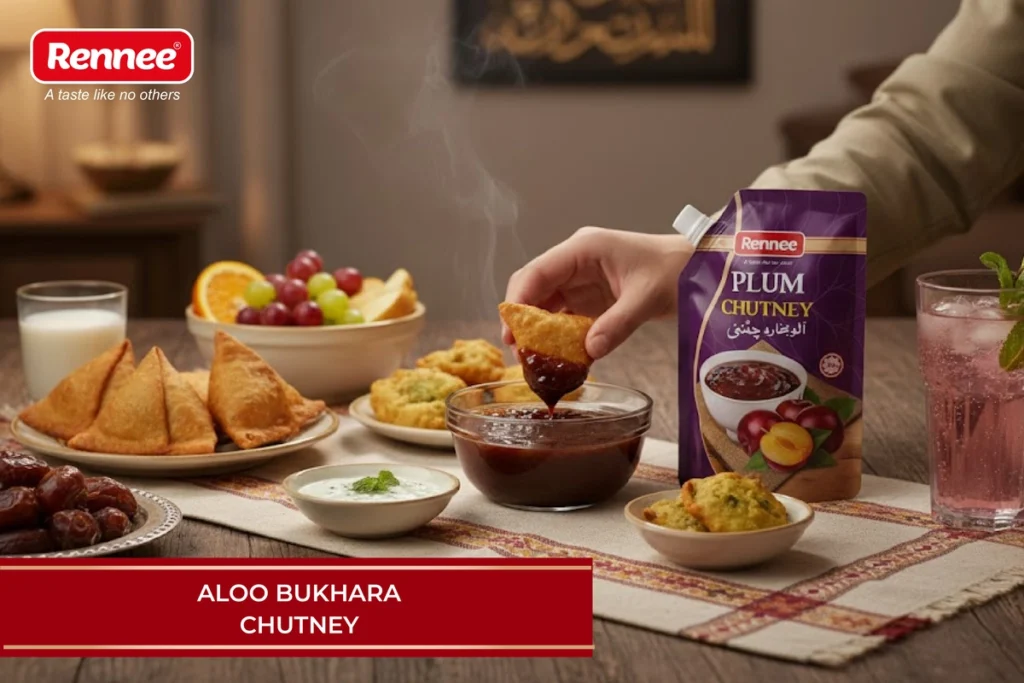 Aloo Bukhara Chutney sweet and tangy condiment By Rennee Foods