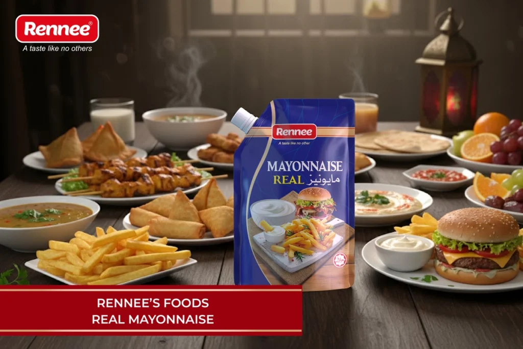 Real Mayonnaise creamy condiment for sandwiches and salads By Rennee Foods