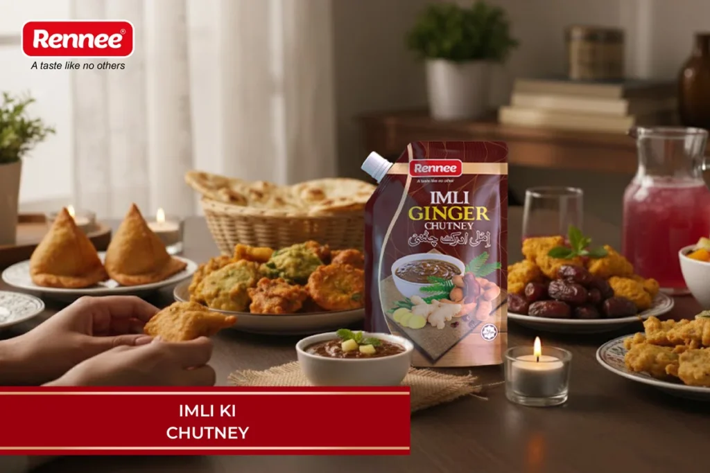 Imli Ki Chutney tangy and spicy condiment for snacks By Rennee Foods