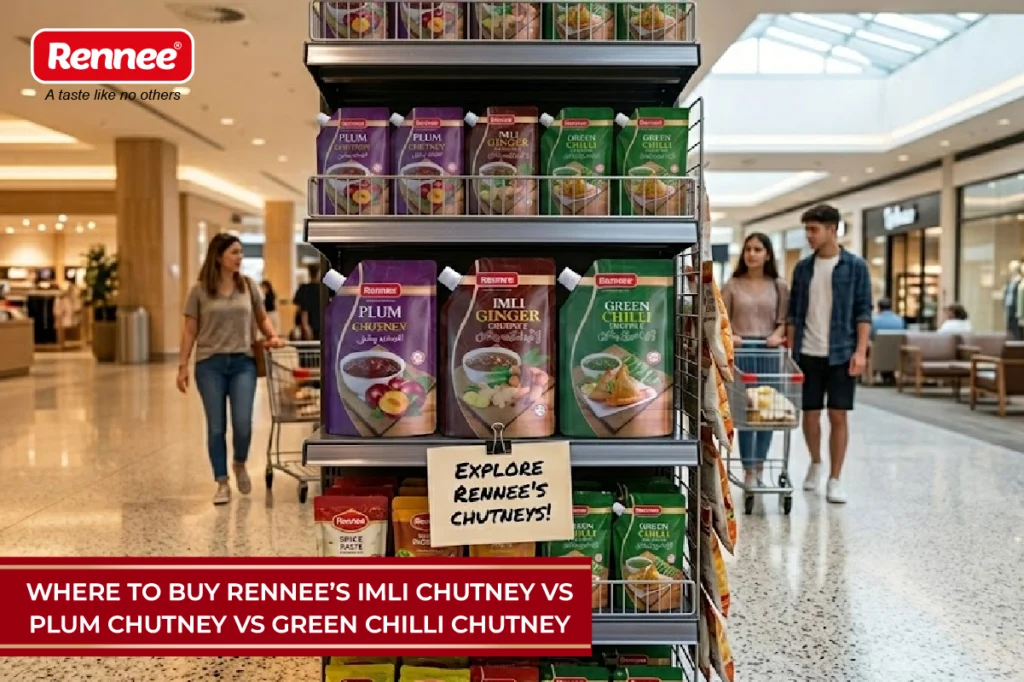 Buy Rennee’s Imli Chutney vs Plum Chutney vs Green Chilli Chutney