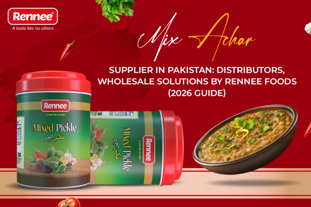 Rennee Foods mix achar wholesale supplier and distributor solutions in Pakistan