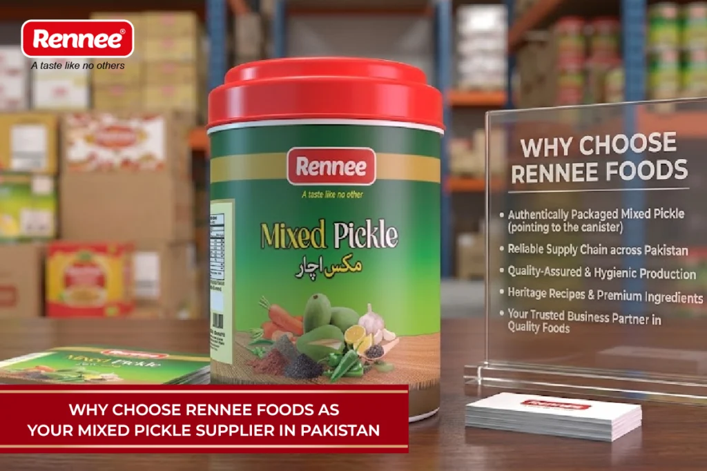 Why choose Rennee Foods as a trusted mixed pickle supplier in Pakistan